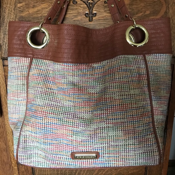 Steve Madden Faux Leather Tote EEUC! - Picture 1 of 4